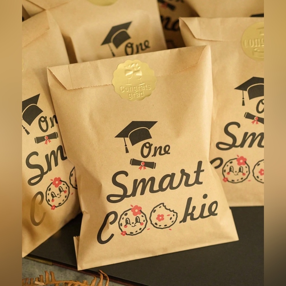 Graduation Themed Cookie Bags